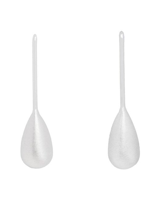 Saachi White Earrings
