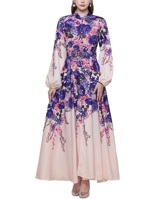 Kaimilan Purple Maxi Dress