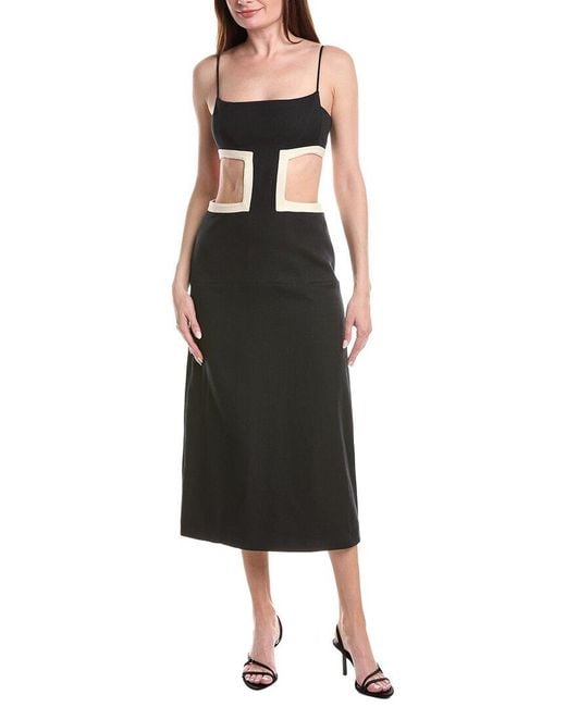 Alexis Black Brunetti Midi Dress