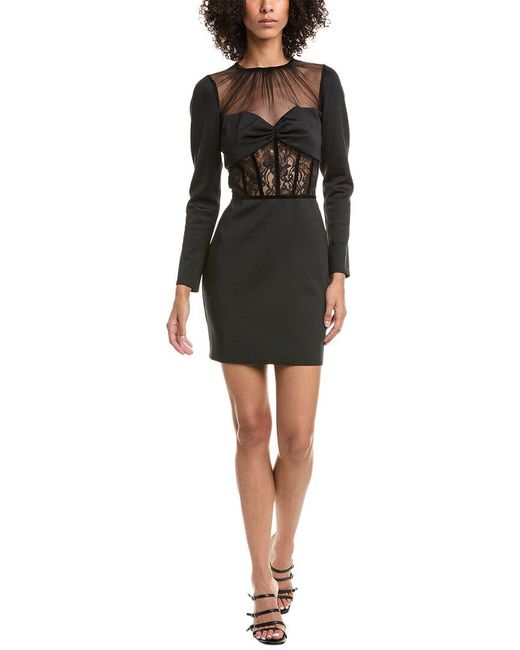 Tadashi Shoji Black Bliss Corset Mini Dress