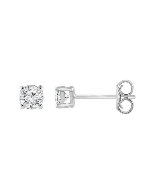 Lab Grown Diamonds Metallic 14k 0.50 Ct. Tw. Lab Grown Diamond Studs