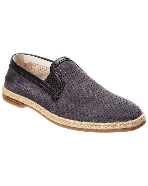 Dolce & Gabbana Blue Suede Loafers for men