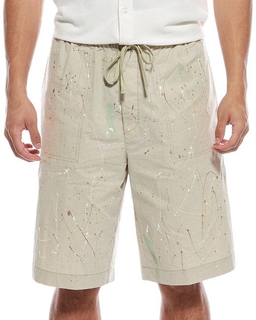 ATM Gray Splatter Painted Short for men