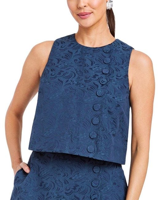mestiza Blue Etta Top