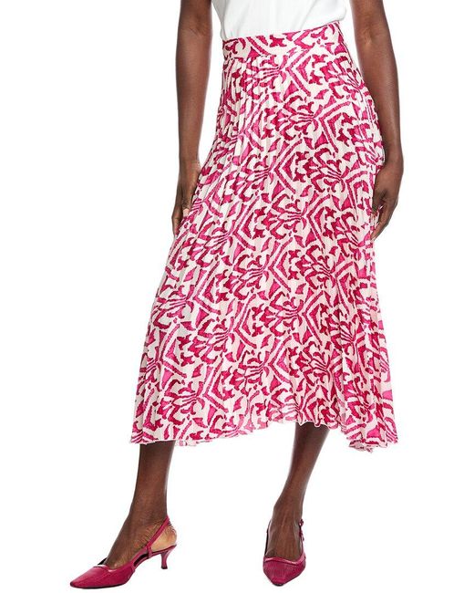 ANNA KAY Red Princess Midi Skirt