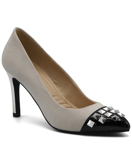 Adrienne Vittadini Metallic Nena Pump