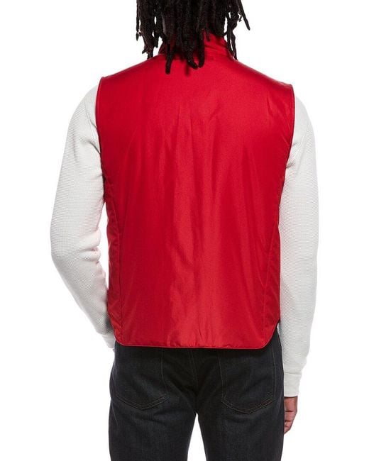 Canali Red Solid Vest for men