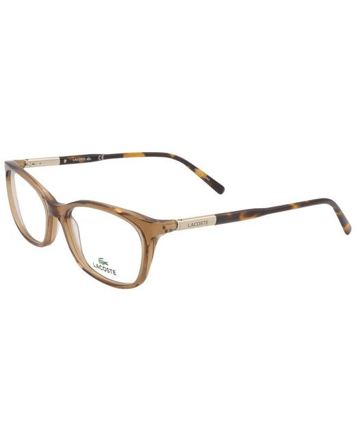 Lacoste White L2900 55Mm Optical Frames