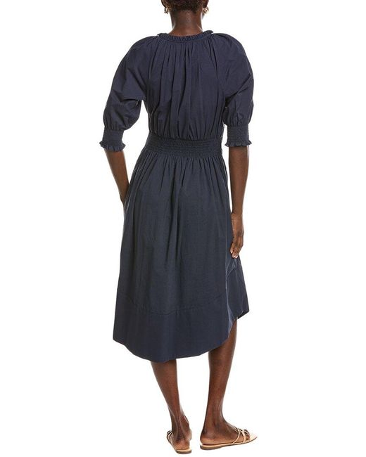 Ramy Brook Blue Kleo Midi Dress