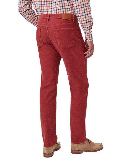 J.McLaughlin Red Parker Long Pant for men