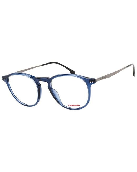 Carrera Blue 8876 49Mm Optical Frames for men