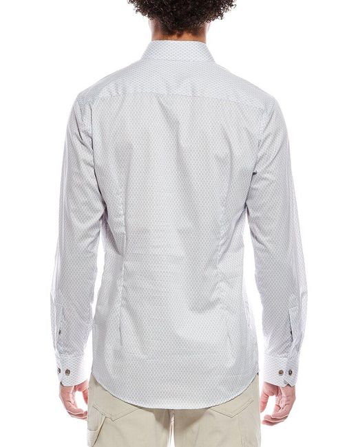 Eton of Sweden Gray Slim Fit Shirt for men