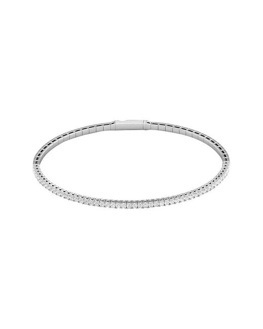 Lab Grown Diamonds White 14K 10.00 Ct. Tw. Lab-Grown Diamond Bracelet
