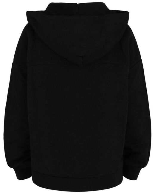 McQueen Black Graffiti Logo Hoodie