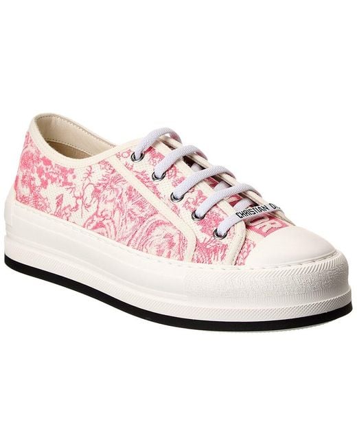 Dior Pink Walk'N' Platform Sneaker