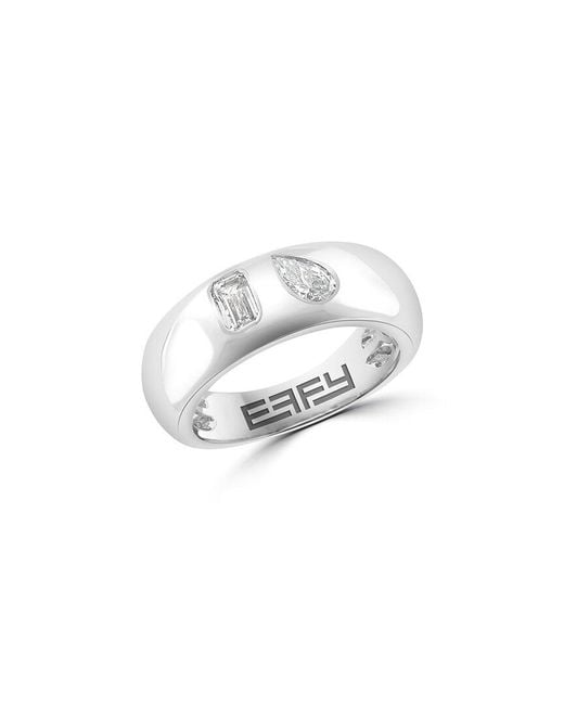 Effy Fine Jewelry White 1.00 Ct. Tw. Lab-Grown Diamond Ring