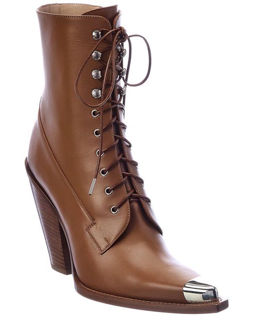 Michael Kors Radcliffe Leather Boot in Brown | Lyst Canada