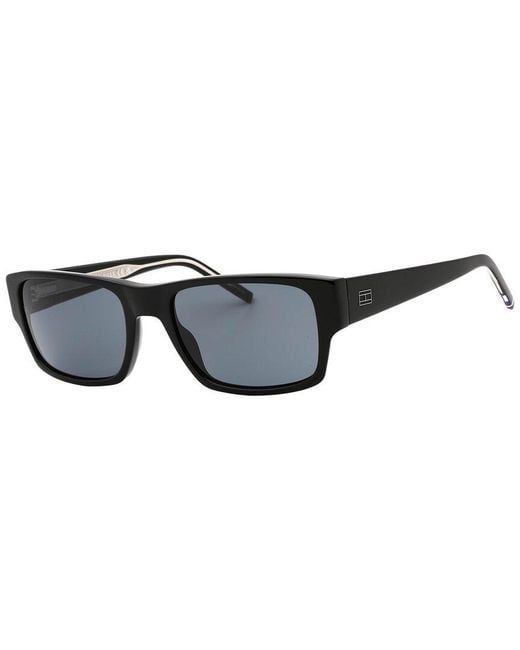 Tommy Hilfiger Black 56Mm Sunglasses for men