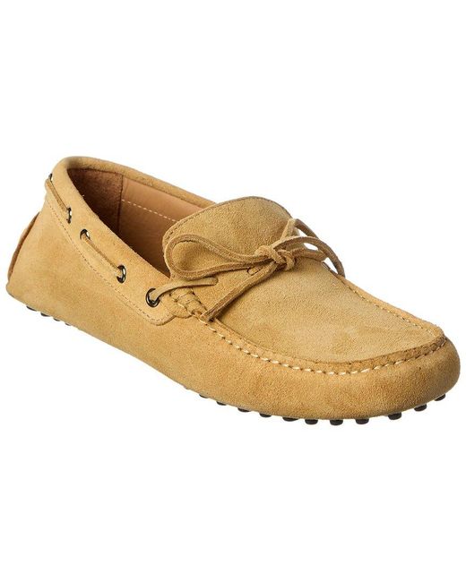 J.McLaughlin Natural Linus Suede Loafer for men