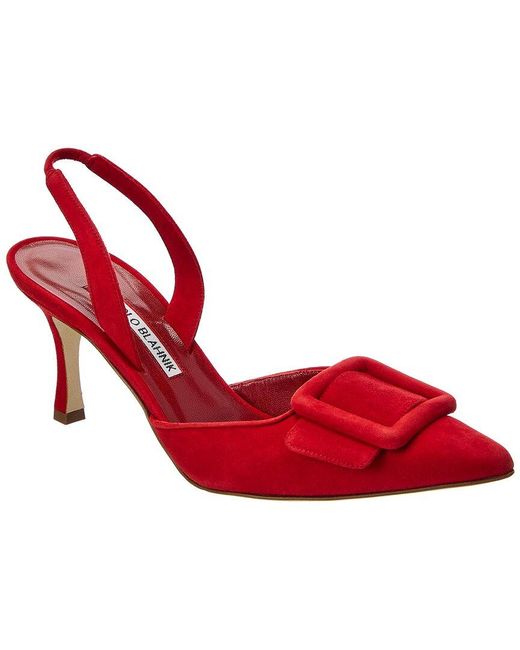 Manolo blahnik suela 2025 roja