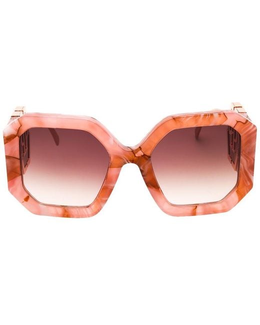 Philipp Plein Pink Spp067 54Mm Sunglasses