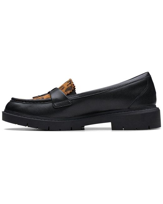 Clarks Black Westlynn Bella Leather Loafer