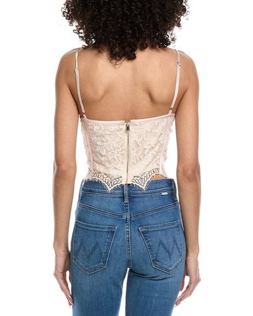 Generation Love Blue Simone Lace Top