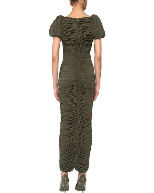 Ronny Kobo Green Lupine Maxi Dress