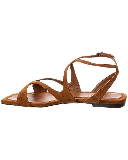 Jimmy Choo Brown Ayla Suede Sandal