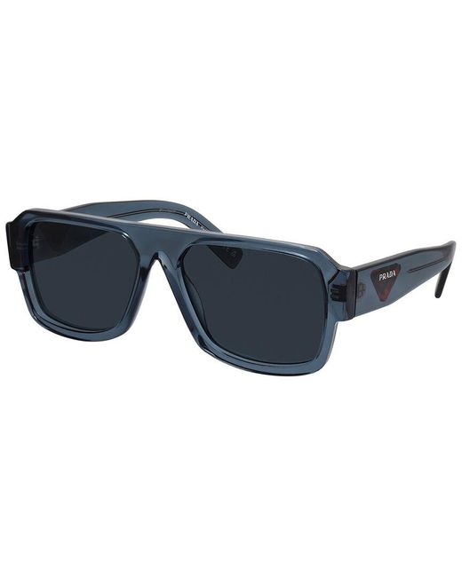 Prada Pr22Ys 56Mm Sunglasses in Blue for Men | Lyst display picture 3