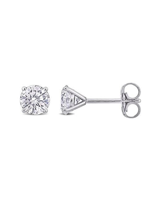 Lab Grown Diamonds Metallic 14K 1.00 Ct. Tw. Lab Grown Diamond Studs