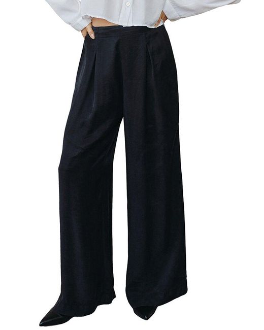 Bella Dahl Blue Wide Leg Pant