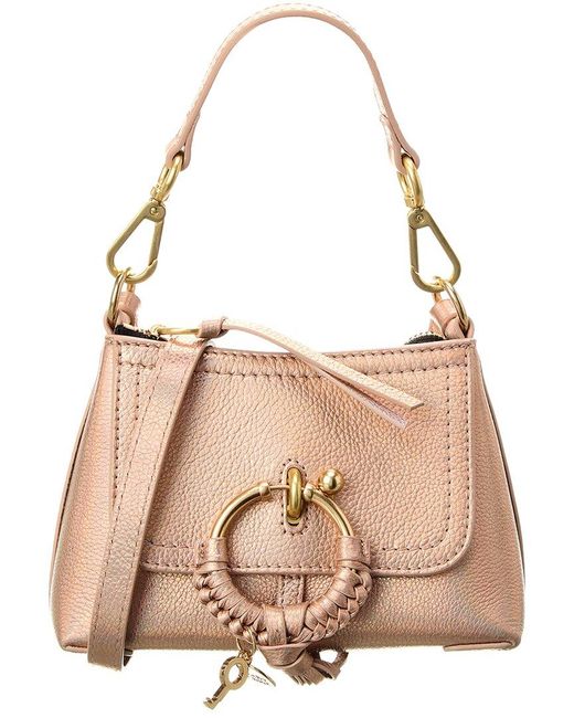 See By Chloé Pink See By Chloe Joan Mini Leather Crossbody