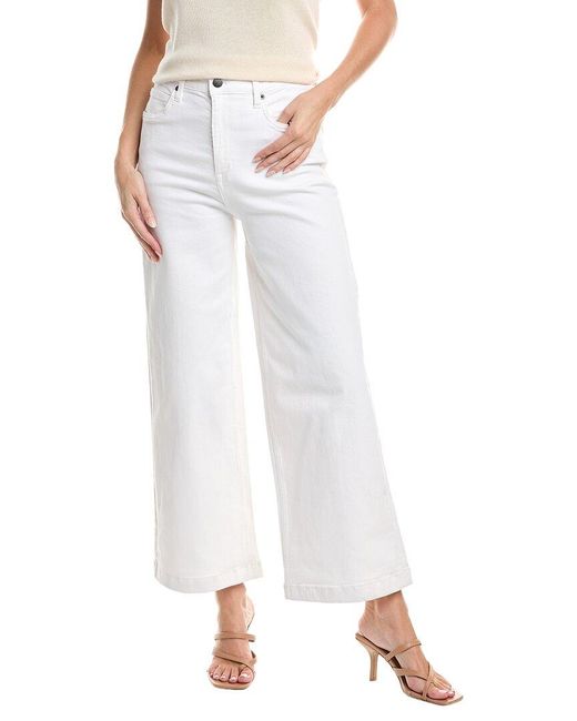 Kenneth Cole White Comfort Pure Wide Leg Jean