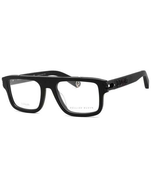 Philipp Plein Black Vpp021v 53mm Optical Frames for men