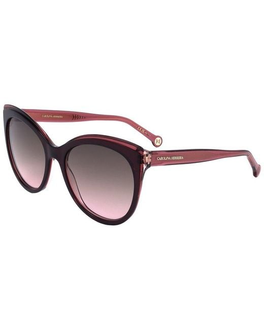Carolina Herrera Brown 57Mm Sunglasses