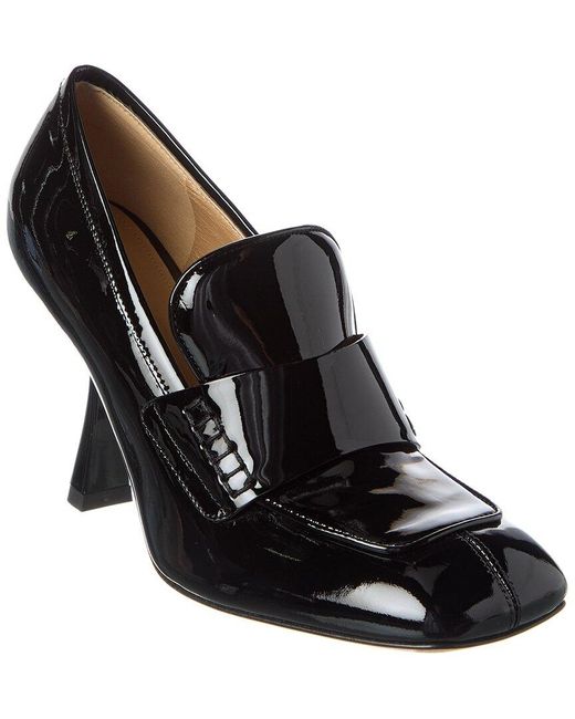 Sportmax Black Paglia Patent Pump