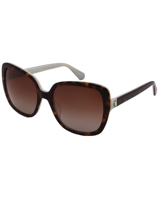 Kate Spade Brown Whilhemina/s 55mm Sunglasses