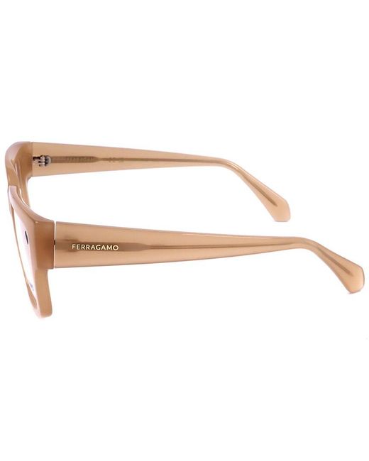 Ferragamo White Sf2975 53Mm Optical Frames