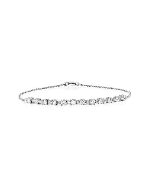 Amairah White 14K 1.00 Ct. Tw. Lab-Grown Diamond Bolo Bracelet