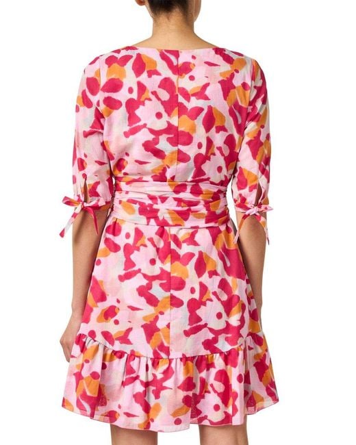 ROSSO35 Tiered Cotton Dress Mini Dress
