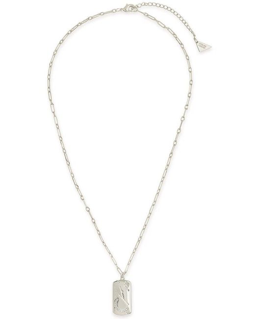 Sterling Forever Taurus Constellation Dog Tag Necklace | Lyst UK