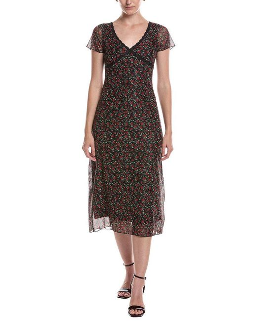 Moonsea Brown Midi Dress
