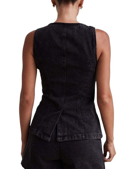 Tedora Black 2Pc Vest & Short Set