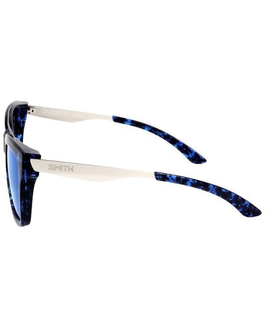 Smith Blue Therunaround 55Mm Sunglasses