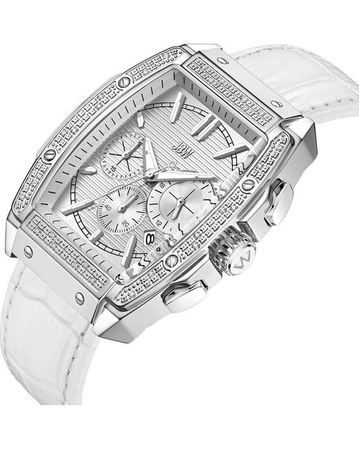 JBW Gray Unisex Echelon Diamond Watch for men