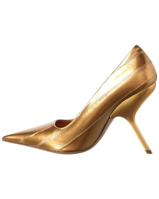 Ferragamo Metallic Leather Pump