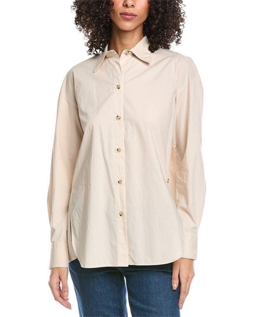 Vince Natural Convertible Button Shirt