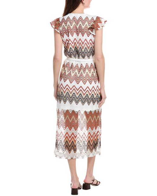 Nanette Lepore White Lace Midi Dress