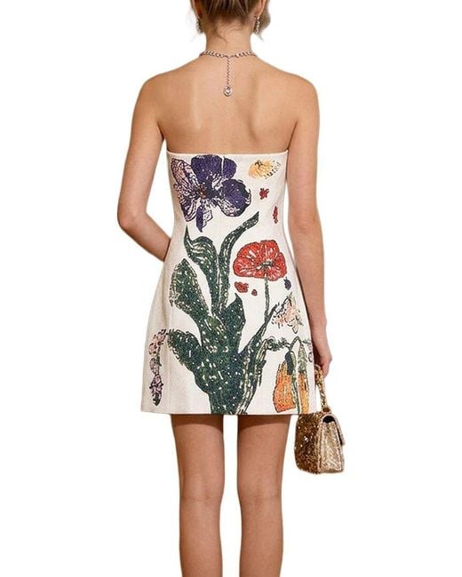 MIRA RICHI White Mini Dress